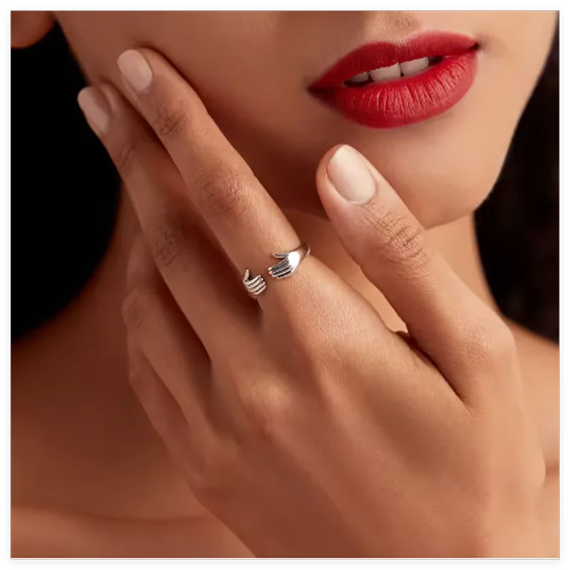 Adjustable Moissanite Ring