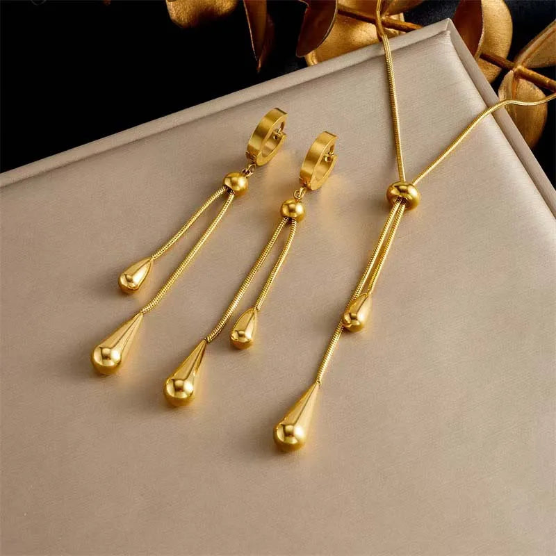 Golden Raindrop Set