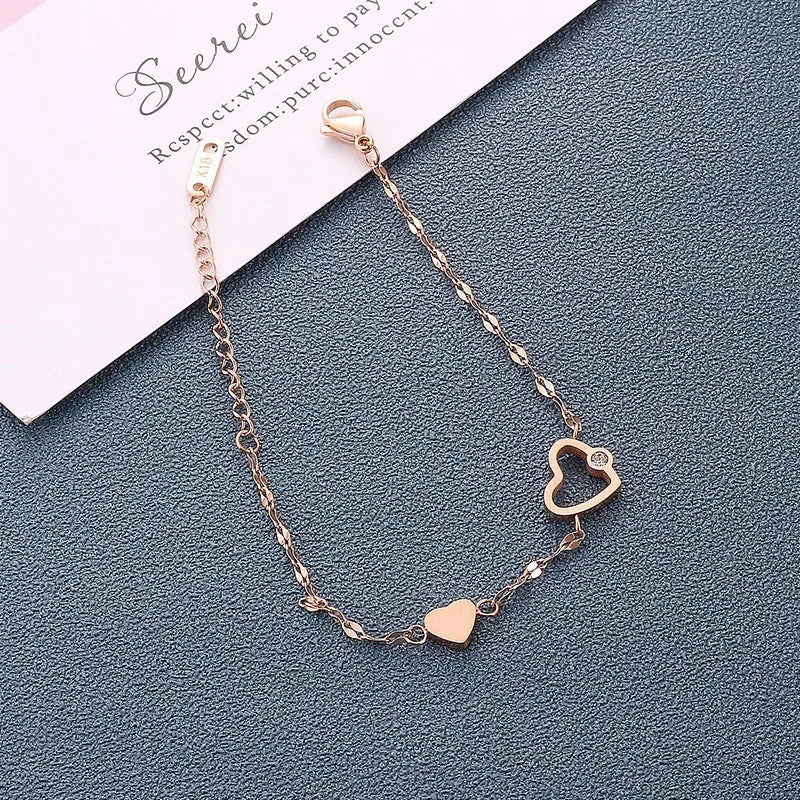 Roselyn Heart Bracelet