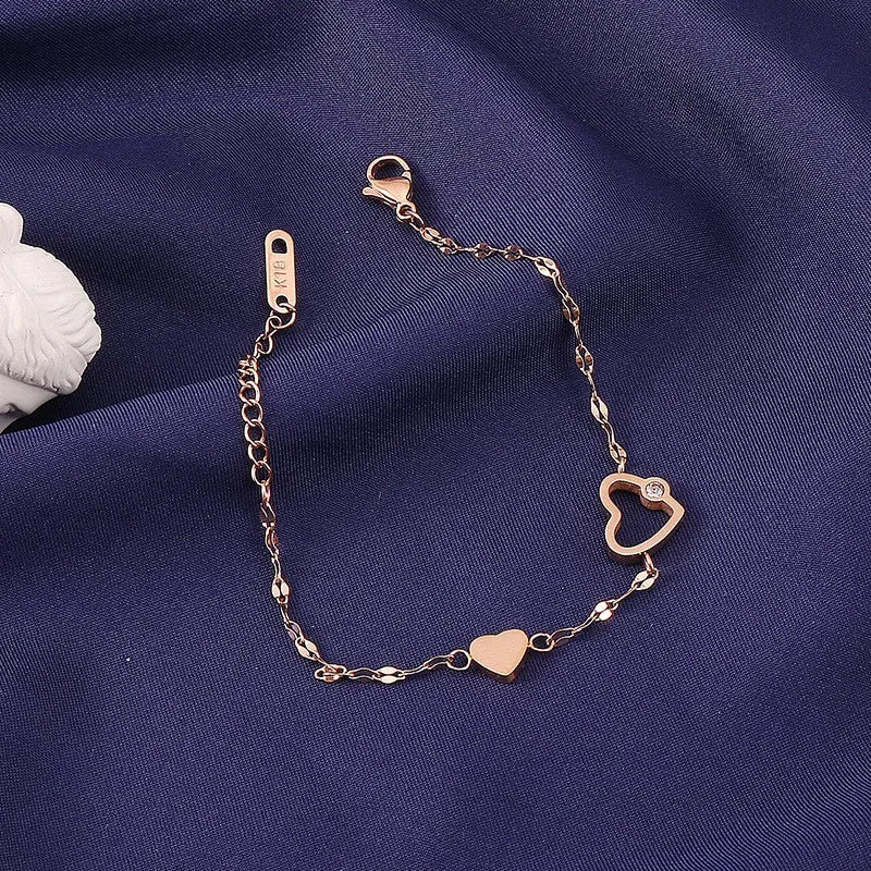 Roselyn Heart Bracelet